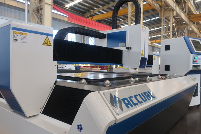 ACCURL vervaardigers 1000 W vesel CNC laser snymasjien met IPG 1KW
